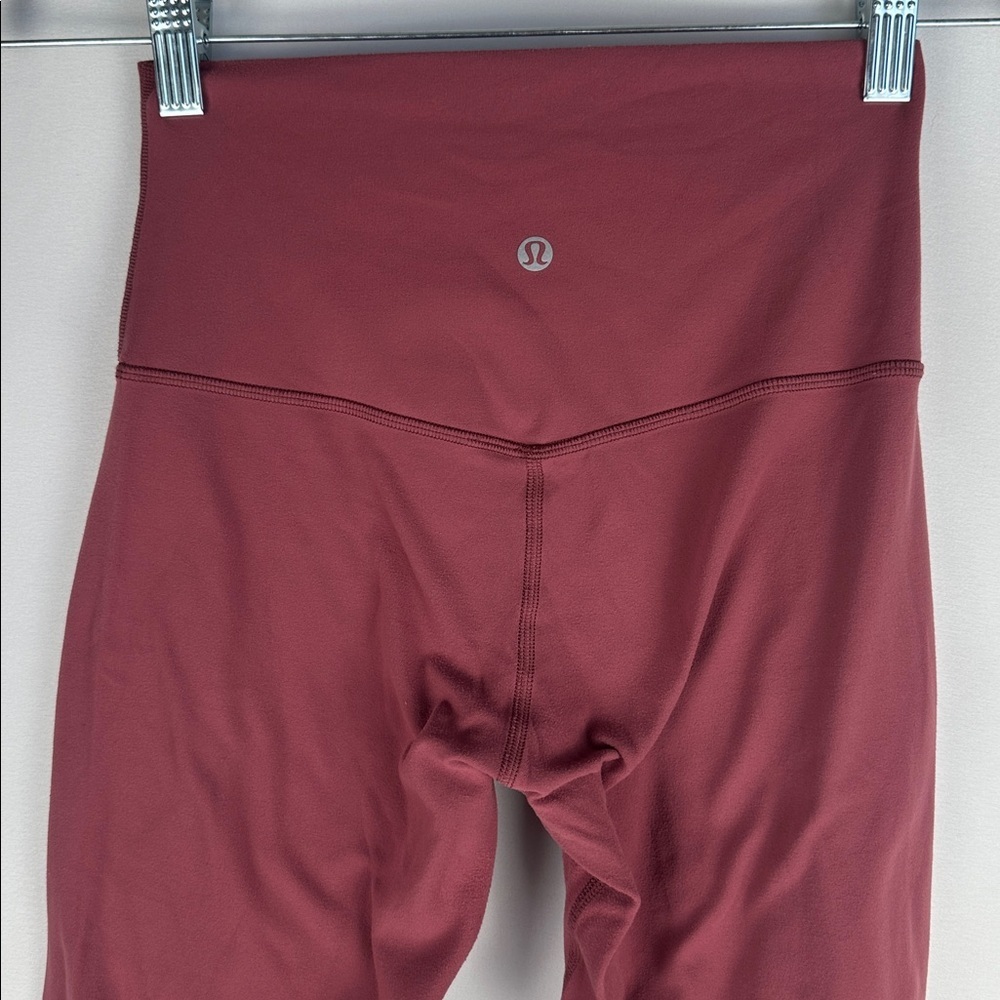 Lululemon Align Pant II *25" High-Rise Misty Merlot Nulu Cropped Leggings Size 4 - Picture 12 of 16